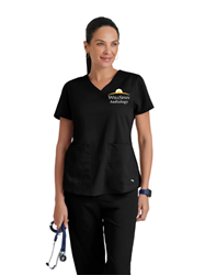11958- Greys Anatomy Womens Scrubs Classic Fit Two Pocket Scrub Top  