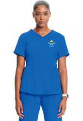 13162- Infinity by Cherokee Womens V-Neck Solid Scrub Top  