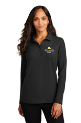 2115- Port Authority® Ladies Silk Touch™ Long Sleeve Polo  