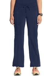 Cherokee Womens Infinity Low-Rise Straight Leg Drawstring Pant   