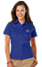 2115- Blue Generation Ladies Short Sleeve Blouse - WSH-BG-6218S