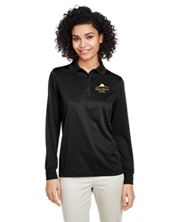 2115-Harriton Ladies Advantage Snag Protection Plus IL Long Sleeve Polo 